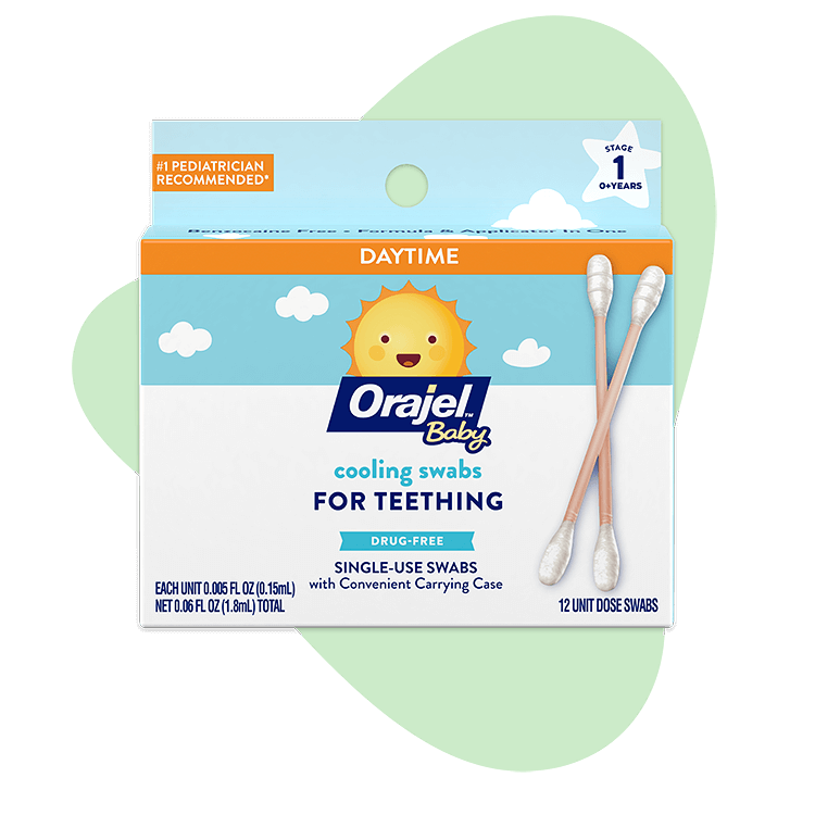 Daytime Cooling Tablets for Teething with Vitamin D Orajel™ Baby